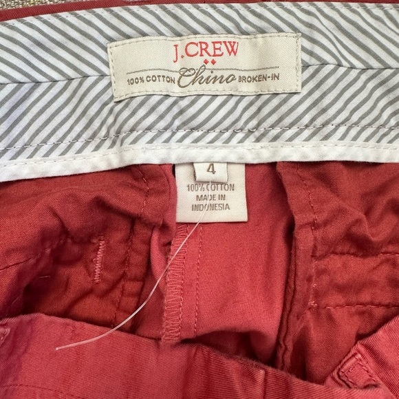 New J. Crew women Red Women's shorts size 4 - Picture 3 of 4